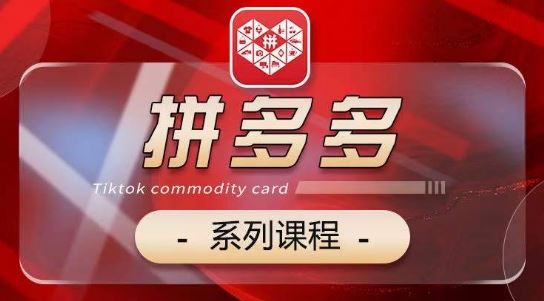 2024拼多多系列课，【基础】【运营】【活动】【推广】【玩法】5大模块-智创网