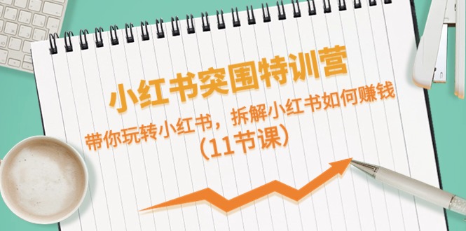 小红书突围特训营，拆解小红书如何赚钱，带你玩转小红书（11节课）-智创网