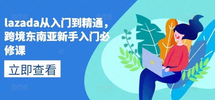 lazada从入门到精通，跨境东南亚新手入门必修课-智创网