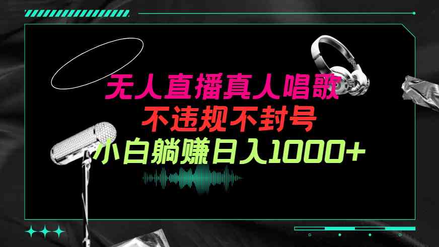 (9622期）抖音24小时无人直播音乐，不违规，不封号纯撸音浪，小白实操当天日入1000+-智创网