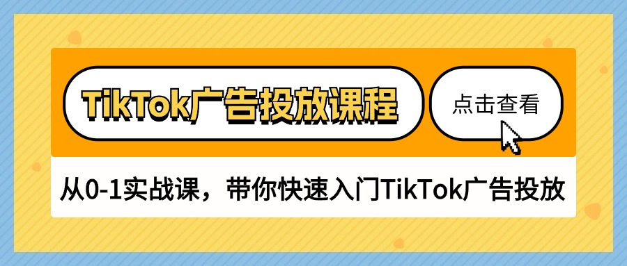 （10731期）TikTok广告投放课程，从0-1实战课，带你快速入门TikTok广告投放（30节课）-智创网