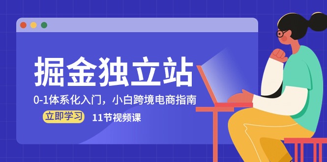 （10536期）掘金 独立站，0-1体系化入门，小白跨境电商指南（11节视频课）-智创网