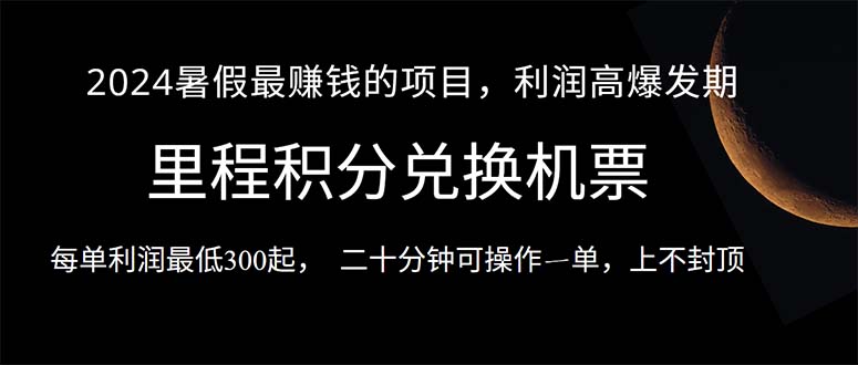 （10995期）2024暑假最暴利的项目，目前做的人很少，一单利润300+，二十多分钟可操…-智创网