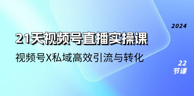 （10966期）21天-视频号直播实操课，视频号X私域高效引流与转化（22节课）-智创网