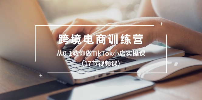 （10946期）跨境电商训练营：从0-1教你做TikTok小店实操课（17节视频课）-智创网