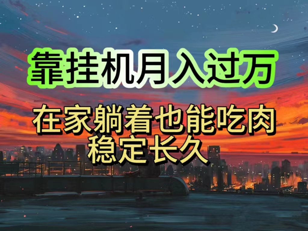 （10921期）挂机项目日入1000+，躺着也能吃肉，适合宝爸宝妈学生党工作室，电脑手…-智创网