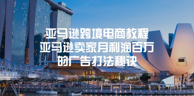 （11453期）亚马逊跨境电商教程：亚马逊卖家月利润百万的广告打法秘诀-智创网