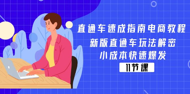 （11537期）直通车 速成指南电商教程：新版直通车玩法解密，小成本快速爆发（11节）-智创网