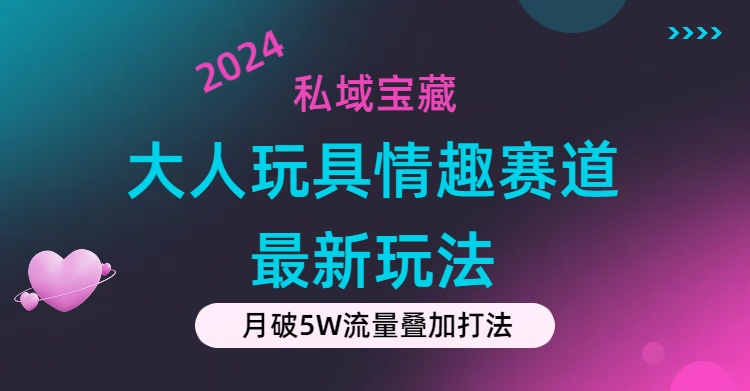 （11541期）私域宝藏：大人玩具情趣赛道合规新玩法，零投入，私域超高流量成单率高-智创网