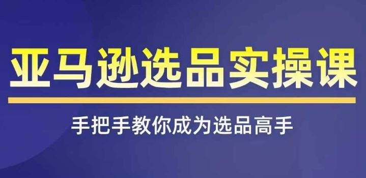 亚马逊选品实操课程，快速掌握亚马逊选品的技巧，覆盖亚马逊选品所有渠道-智创网