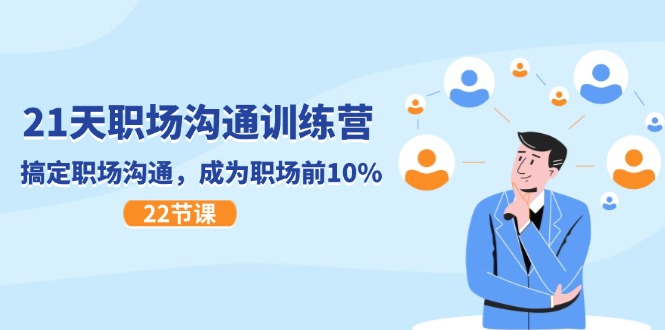 （11615期）21天职场沟通特训营，搞定 职场沟通，成为 职场前10%（22节）-智创网