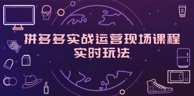 （11759期）拼多多实战运营现场课程，实时玩法，爆款打造，选品、规则解析-智创网