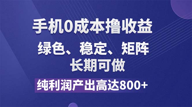 （11976期）纯利润高达800+，手机0成本撸羊毛，项目纯绿色，可稳定长期操作！-智创网