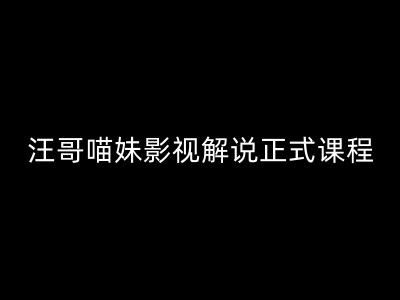 汪哥影视解说正式课程：剪映/PR教学/视解说剪辑5大黄金法则/全流程剪辑7把利器等等-智创网