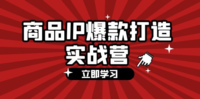 （12136期）商品-IP爆款打造实战营【第四期】，手把手教你打造商品IP，爆款 不断-智创网