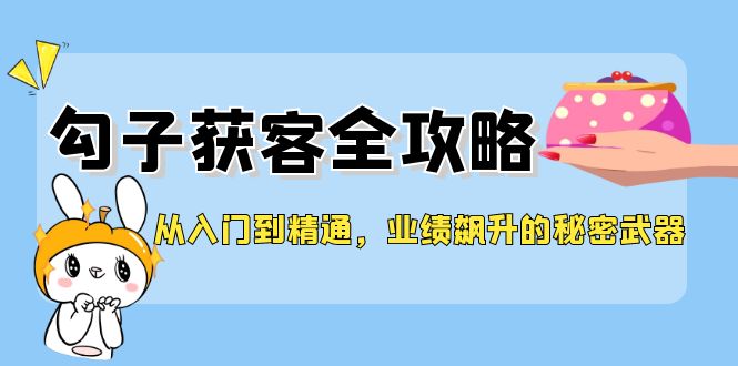 从入门到精通，勾子获客全攻略，业绩飙升的秘密武器-智创网