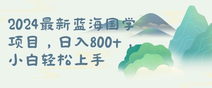 国学项目，长期蓝海可矩阵，从0-1的过程【揭秘】-智创网