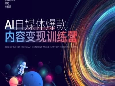 AI自媒体爆款内容变现训练营，20%底层逻辑，60%实操方法，20%案例拆解(即学即用)-智创网