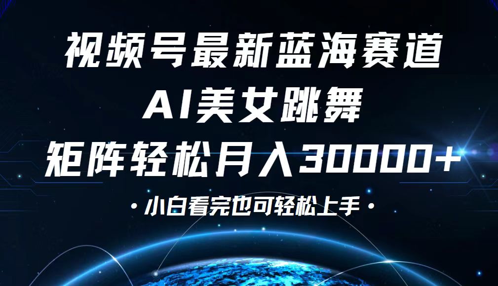 （12594期）视频号最新蓝海赛道，小白也能轻松月入30000+-智创网