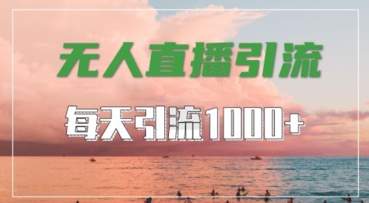 抖音快手视频号全平台通用，无人直播引流法，超暴力引流1000+高质量精准创业粉【揭秘】-智创网