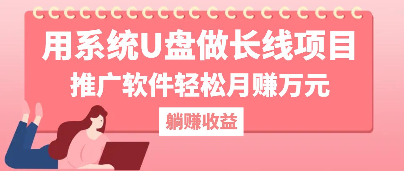 （12666期）用系统U盘做长线项目，推广软件轻松月赚万元（附制作教程+软件）-智创网