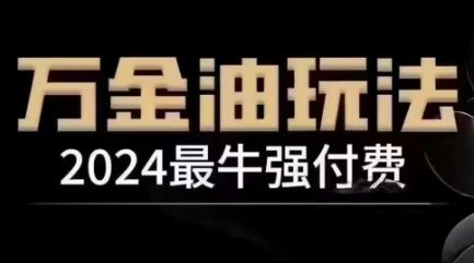 2024最牛强付费，万金油强付费玩法，干货满满，全程实操起飞-智创网