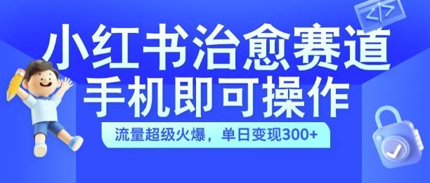 小红书治愈视频赛道，手机即可操作，流量超级火爆，单日变现300+【揭秘】-智创网
