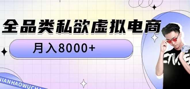 全品类私欲虚拟电商，月入8000+【揭秘】-智创网