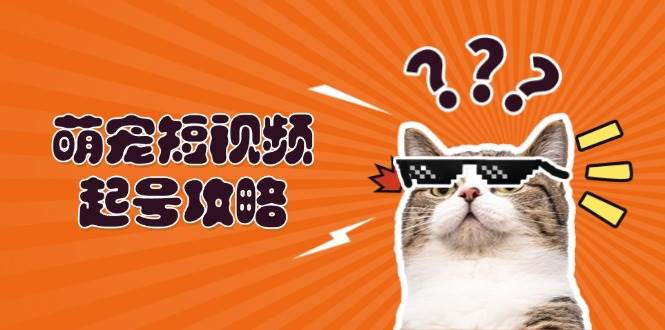 （13135期）萌宠-短视频起号攻略：定位搭建推流全解析，助力新手轻松打造爆款-智创网