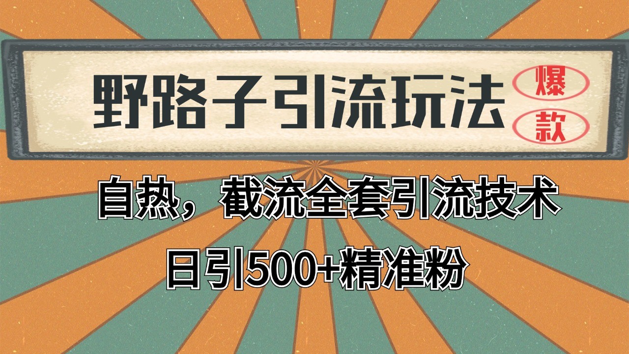 抖音小红书视频号全平台引流打法，全自动引流日引2000+精准客户-智创网