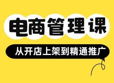小红书&闲鱼开店从开店上架到精通推广，电商管理课-智创网