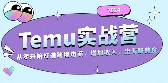 （13266期）2024Temu实战营：从零开始打造跨境电商，增加收入，出海赚美金-智创网