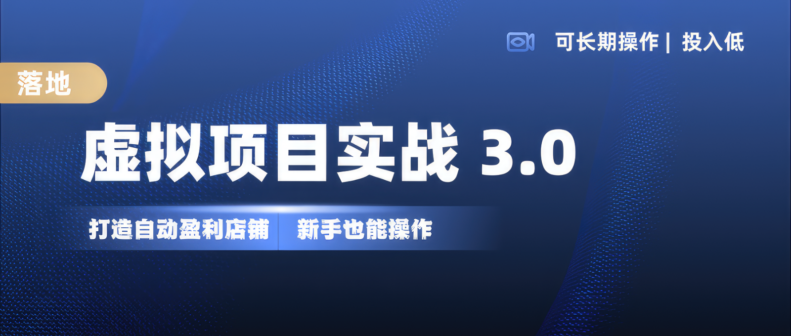 虚拟项目实操落地 3.0,新手轻松上手，单品月入1W+-智创网