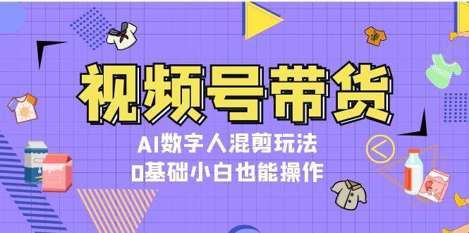 （13359期）视频号带货，AI数字人混剪玩法，0基础小白也能操作-智创网