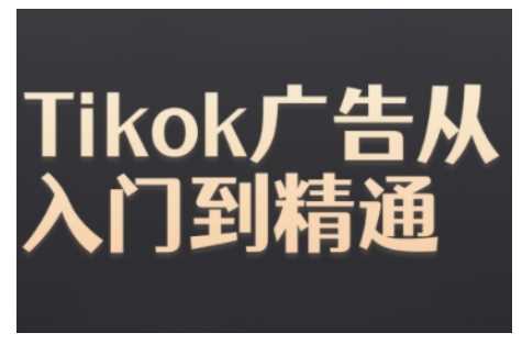 Tiktok Ads实操教程，Tiktok广告从入门到精通-智创网