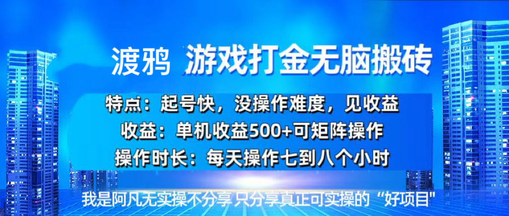 （13501期）韩国知名游戏打金无脑搬砖单机收益500+-智创网