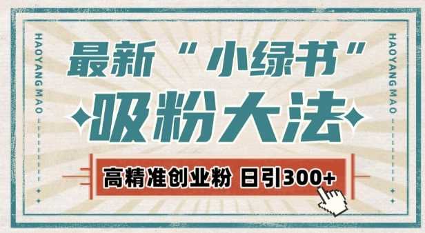 最新自动化“吸粉术”，小绿书激活私域流量，每日轻松吸引300+高质精准粉!-智创网