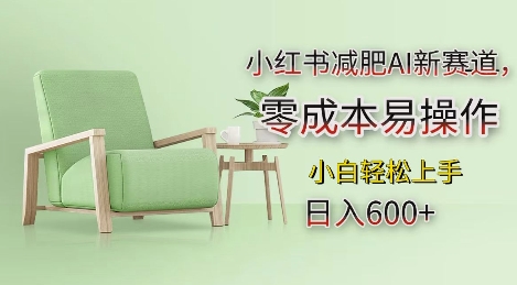 小红书减肥AI新赛道，零成本易操作，日入多张，小白轻松上手【揭秘】-智创网
