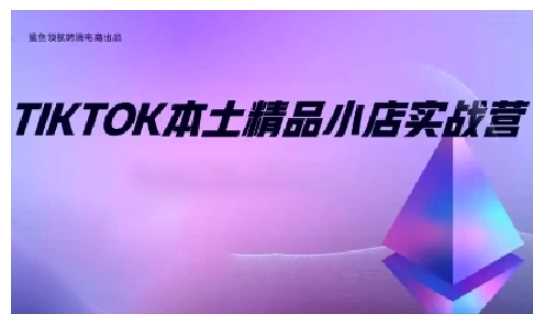 TikTok本土精品小店出海实战营，从入门到高阶，不止0-1!-智创网