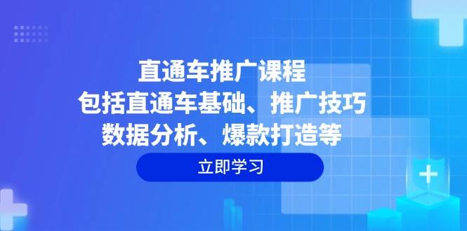 （14001期）直通车推广课程：包括直通车基础、推广技巧、数据分析、爆款打造等-智创网