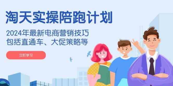 淘天实操陪跑计划，2024年最新电商营销技巧，包括直通车、大促策略等-智创网