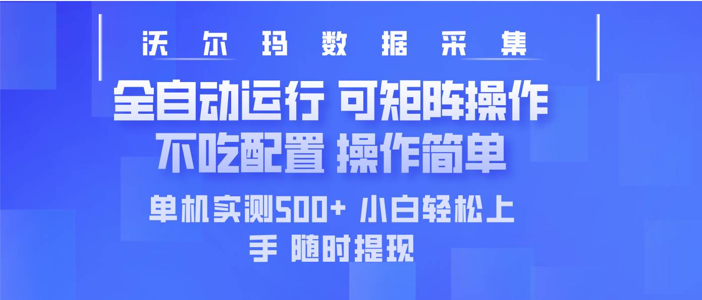 （14560期）最新沃尔玛平台采集 全自动运行 可矩阵单机实测500+ 操作简单-智创网