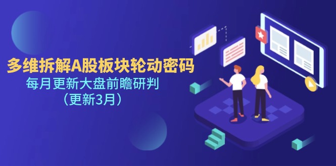 （14213期）多维拆解A股板块轮动密码，每月更新大盘前瞻研判（更新3月）-智创网