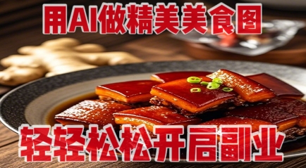 用AI做精美美食图，无需专业设备拍摄，轻轻松松开启副业-智创网