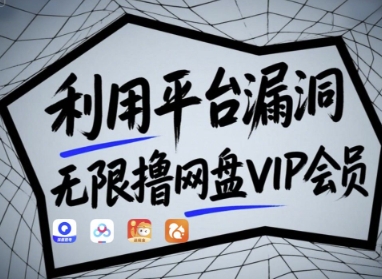 利用平台漏洞，无限撸网盘VIP会员，用户亲测有效!【漏洞原理+操作演示】-智创网